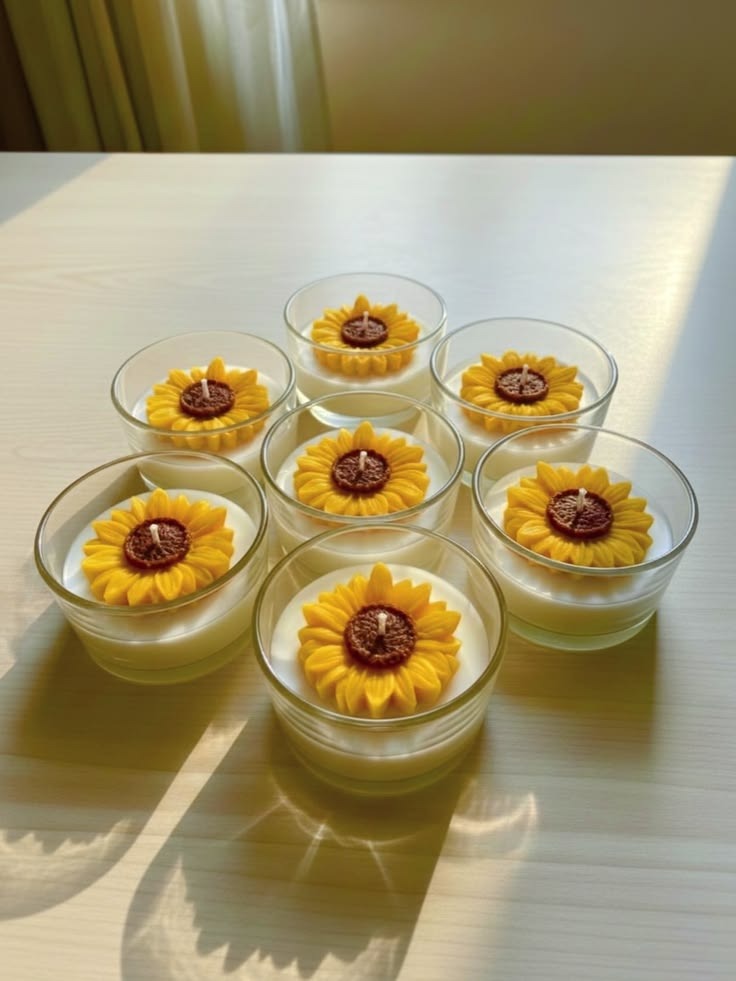 Sunflower Candle